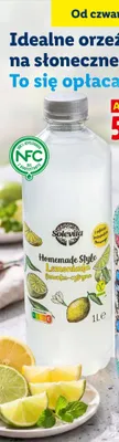 Lemoniada na bazie soków NFC Solevita promocja w Lidl