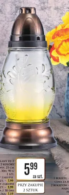 Znicz szklany DL-2 2 kolory Dino promocja w Dino