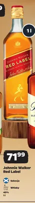 Whisky Johnnie Walker Red Label promocja w Netto