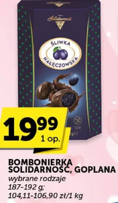 Bombonierka SOLIDARNOŚĆ GOPLANA wybrane rodzaje promocja w ABC