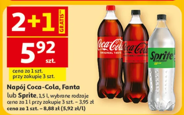 Napój Sprite promocja w Auchan