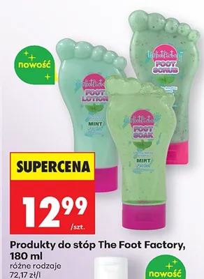 Płyn do stóp Foot Lotion Mint, różne rodzaje promocja w Biedronka