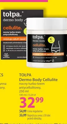 Nocny turbo-krem antycellulitowy Tołpa Dermo Body Cellulite promocja w Hebe