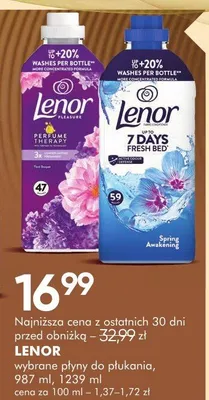Wybrane płyny do płukania Lenor promocja w Super-Pharm
