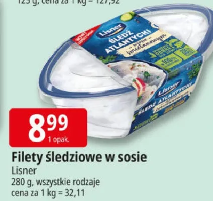 Filety śledziowe w sosie promocja w Leclerc
