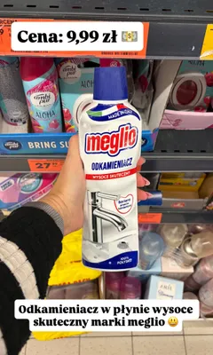 Odkamieniacz Meglio wysoce skuteczny promocja w Biedronka