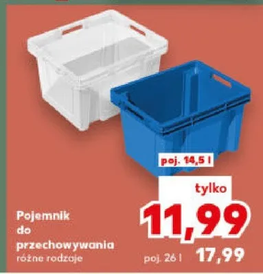 Pojemnik do przechowywania różne rodzaje promocja w Kaufland
