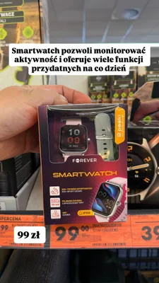 Smartwatch Forever promocja w Biedronka