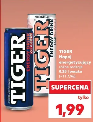 Napój energetyzujący różne rodzaje promocja w Kaufland