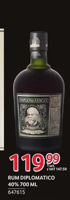 Rum Diplomatico promocja w Selgros