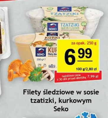 Filety śledziowe w sosie kurkowym Seko promocja w Gram Market