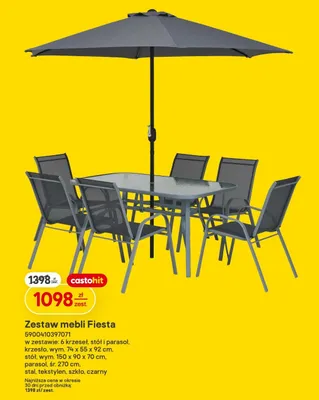 Zestaw mebli Fiesta promocja w Castorama