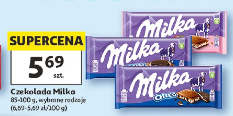 Czekolada Milka promocja w Auchan