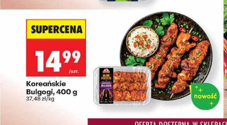 Koreańskie Bulgogi Duda promocja w Biedronka
