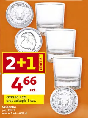 Szklanka promocja w Auchan
