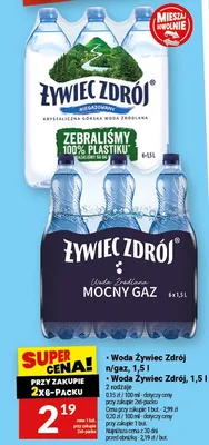 Woda źywiec zdrój n/gaz promocja w Twój Market