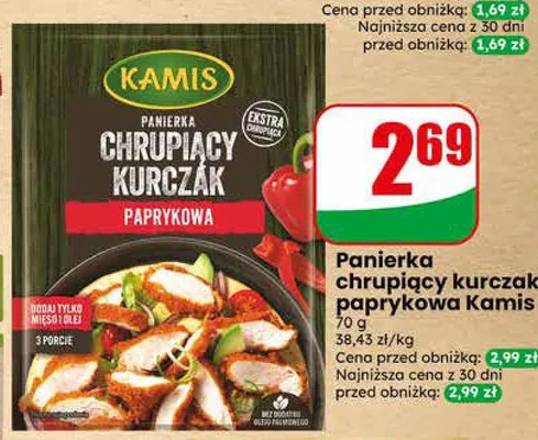Panierka chrupiący kurczak paprykowa Kamis promocja w Dino