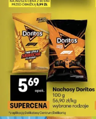 Nachosy Doritos Thai Style Sriracha promocja w Delikatesy Centrum