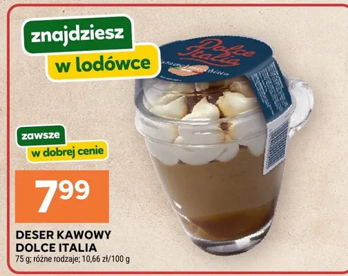 Deser kawowy Dolce Italia promocja w Stokrotka