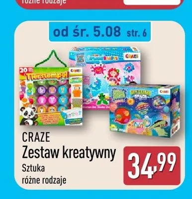 Zestaw kreatywny Craze promocja w Aldi