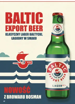 Piwo Baltic Export Beer promocja w Delikatesy Centrum