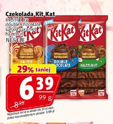 Czekolada Kit Kat Double Chocolate promocja w Prim Market