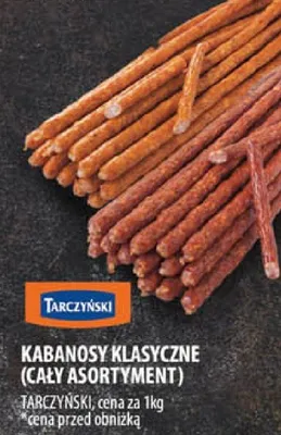 Kabanossy klasyczne (cały asortyment) promocja w Arhelan