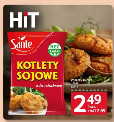Kotlety sojowe Sante promocja w Selgros
