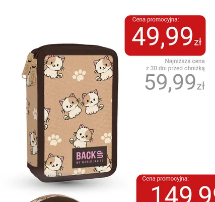 Piórnik z wyposażeniem BackUp promocja w Smyk
