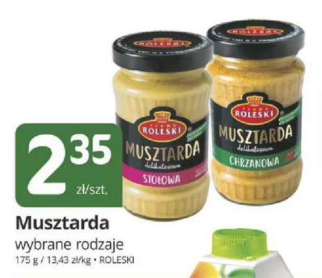 Musztarda stołowa Roleski promocja w Marketvita