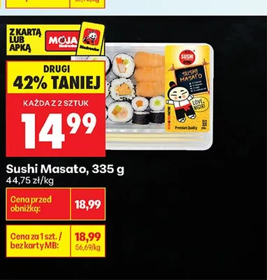 Sushi Masato promocja w Biedronka