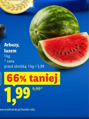 Arbuzy luzem promocja w Lidl