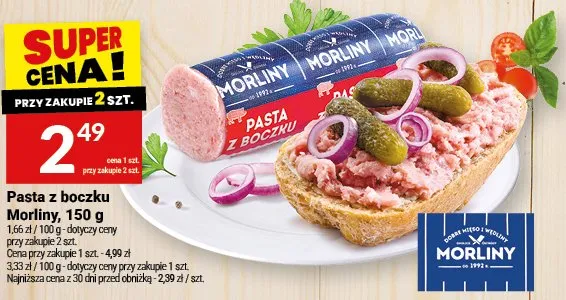 Pasta z boczku Morliny promocja w Twój Market