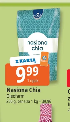 Nasiona Chia Oleofarm promocja w Leclerc