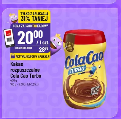 Kakao rozpuszczalne Cola Cao Turbo promocja w POLOmarket