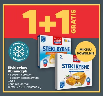 Steki rybne z sosem serowym Abramczyk promocja w Netto