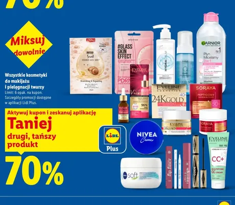Kosmetyki do makijażu i pielęgnacji twarzy promocja w Lidl