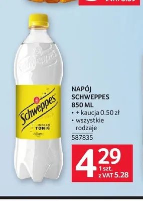 Napój Schweppes promocja w Selgros