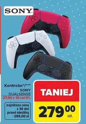 Kontroler SONY DUALSENSE promocja w Carrefour
