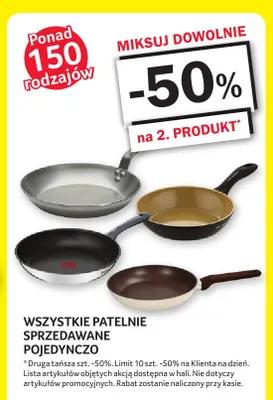 Patelnie sprzedawane pojedynczo promocja w Selgros