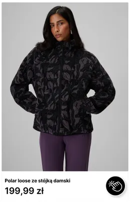 Polar loose ze stójką damski 4F promocja w 4F