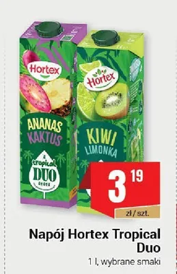 Napój Hortex Tropical Duo Kiwi Limonka promocja w Premium Nasz Sklep