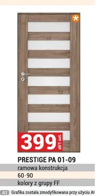 Drzwi ramowe Prestige Pa 01-09 promocja w Merkury Market
