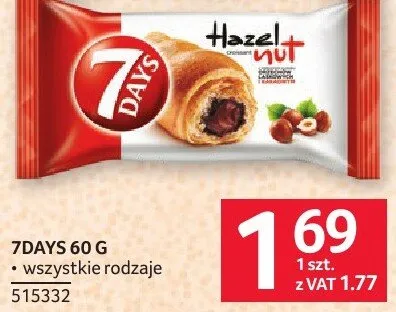 Ciastka 7Days 60 g promocja w Selgros