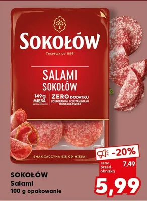 Salami klasyczne Kraina wędlin promocja w Kaufland
