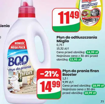 Płyn do prania firan promocja w Dino