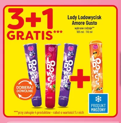 Lody lodowycisk Amore Gusto promocja w POLOmarket