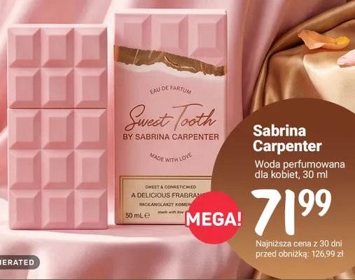 Woda perfumowana dla kobiet Sabrina Carpenter promocja w Rossmann