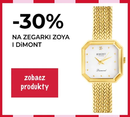 Zegarki Zoya promocja w Briju