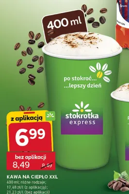 Kawa na ciepło XXL promocja w Stokrotka